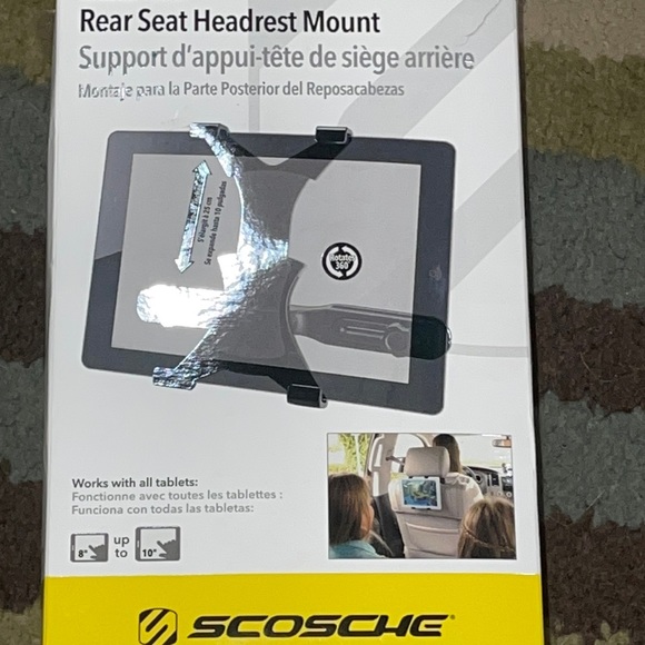 Rear headrest mount for tablets new in box - Picture 1 of 1